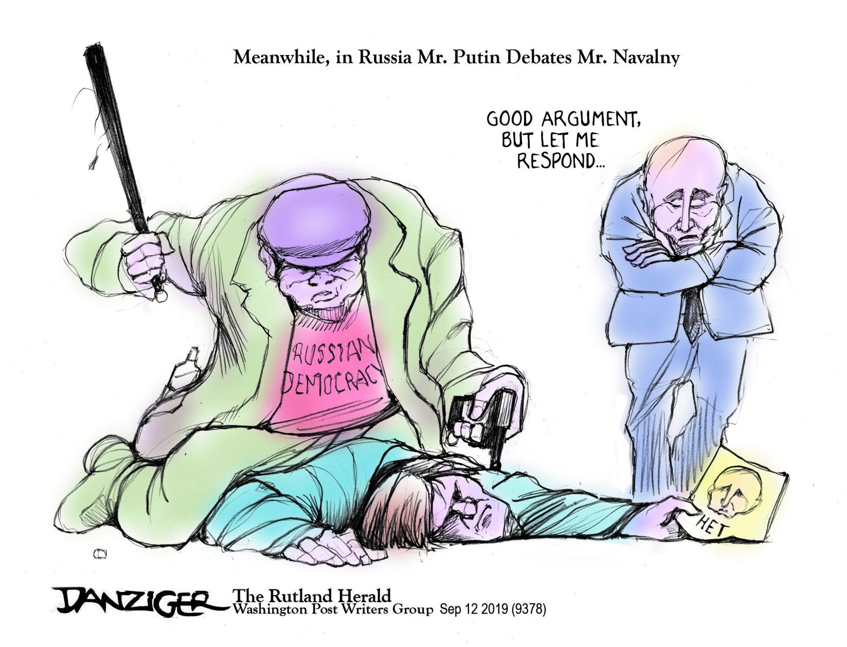 Jeff Danziger cartoon